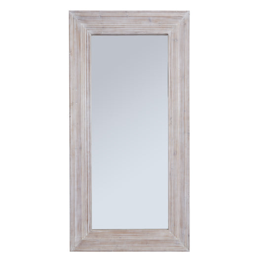 Harewood White Washed Large Mirror